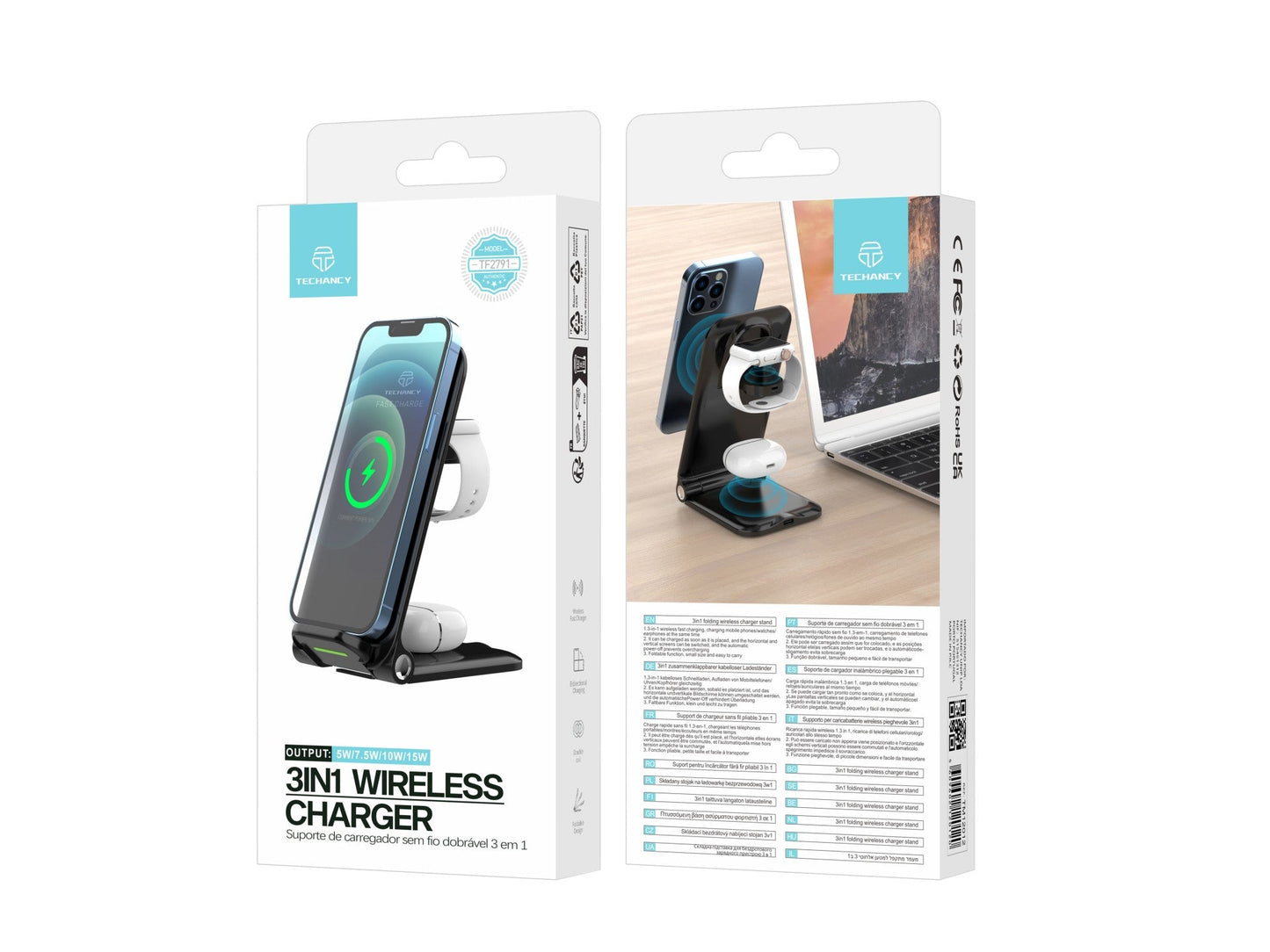 ChargeHub 3 em 1 Pro